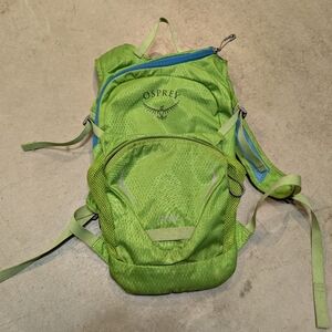 Osprey Moki Backpack Kids O/S Green Blue Hiking Outdoor